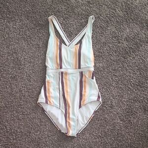 Nani Swim Striped Multicolor One Piece Swimsuit